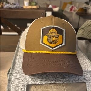 Brown and Yellow Smokey Bear Cap